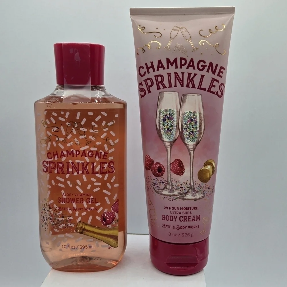 Bath & Body Works Champagne Sprinkles Bundle